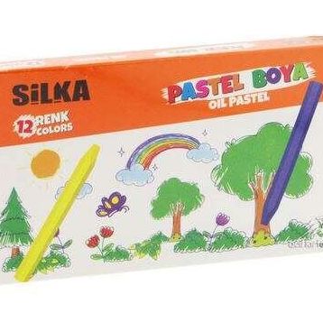 Silka 12 Renk Pastel Boya