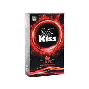 Silky Kiss 12 Adet Çilek Prezervatif