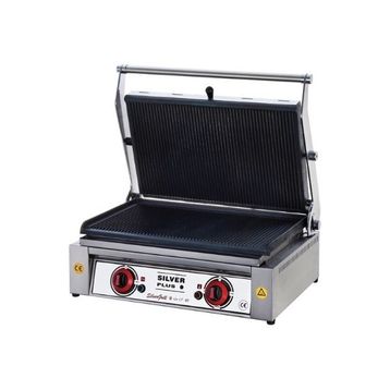 Silver 12-16 Dilim CE Belgeli 1800 W 8 Adet Pişirme Kapasiteli Teflon Çıkarılabilir Plakalı Izgara ve Tost Makinesi