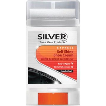 Silver 50 ml Siyah Vidalı Krem Ayakkabı Boyası