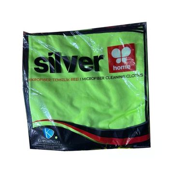 Silver Home 40x40 cm Mikrofiber Bez Temizlik Toz Cam Bezi (5 adet)