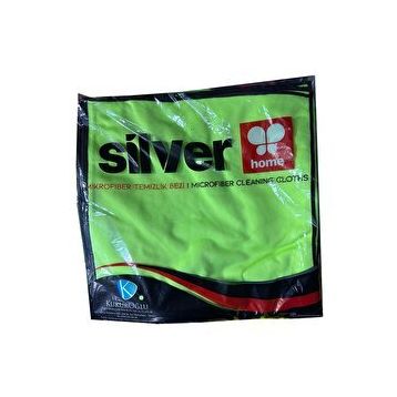 Silver Home 40x40 cm Mikrofiber Bez Temizlik Toz Cam Bezi (5 adet)