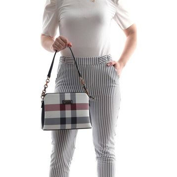 Silver Polo NV937 Beyaz Lacivert Kadın Omuz Çantası