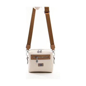 Silver Polo SP1038 Bej Taba Kadın Çapraz Çanta