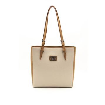 Silver Polo SP1096 Bej Taba Kadın Omuz Çantası