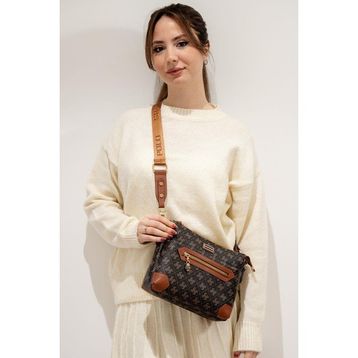 Silver Polo SP1110 Kahve Sarı Taba Kadın Çapraz Çanta