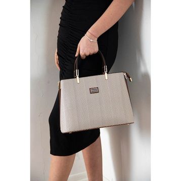 Silver Polo SP924 Bej Taba Kadın El Çantası