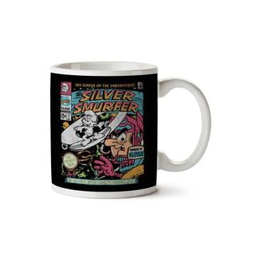 Silver Smurfer the Smurfs Silver Surfer Baskılı Kupa