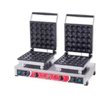 Silverinox Çiftli Kalpli Bubble Kapaksız Waffle Makinesi