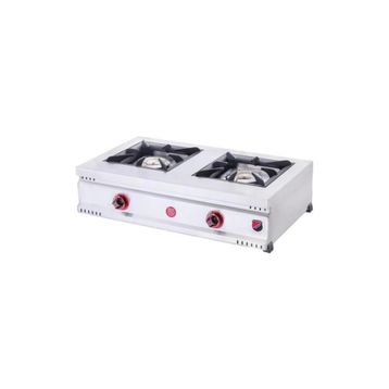 Silverinox Işıkgaz Set Üstü 2 Gözlü Tüplü Midi Ocak