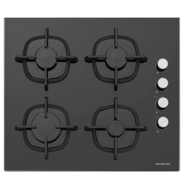 Silverline BO6501B01 - CS5343B01 2'li Siyah Ankastre Set