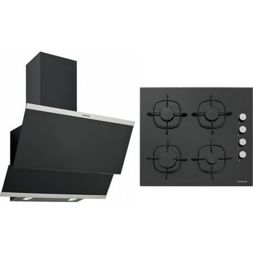 Silverline Classy 3420 + CS5335B01 Siyah 2'li Ankastre Set