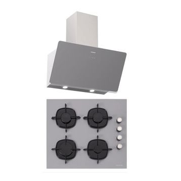 Silverline CS5335S01 - 3457 Soho 60 2'li Gri Ankastre Set