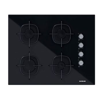 Silverline CS5665B01 Siyah Cam 65 cm Ankastre Ocak