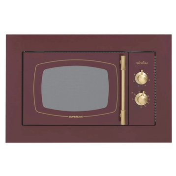Silverline MW9033R02 Retro Bordo Ankastre Mikrodalga