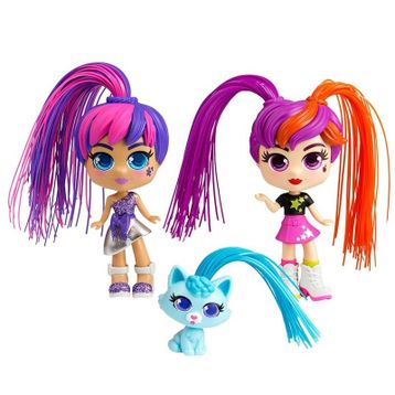 Silverlit Curli Girls 3'lü Bebek ve Hayvan