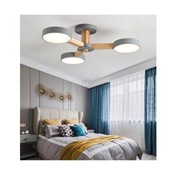 Simaavize Yeni Modern Luster 3'lü Gri Avize