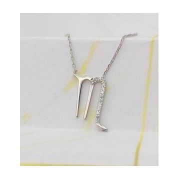 Şimal Silver 925 Ayar Gümüş Akrep Burcu Kolye