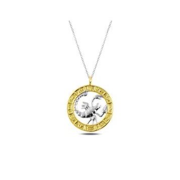 Şimal Silver 925 Ayar Gümüş Akrep Burcu Kolye