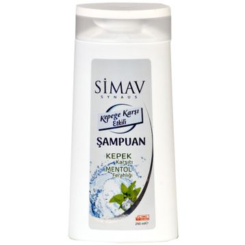 Simav Synaus Termal Sulu Kepeğe Karşı Etkili 250 ml Mentollü Şampuan