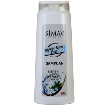 Simav Synaus Termal Sulu Kepeğe Karşı Etkili 500 ml Mentollü Şampuan