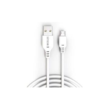 Simex Micro Spk-08 2 mt Longly Beyaz Data Kablosu
