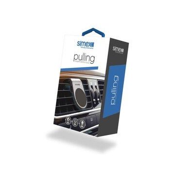 Simex Petege Takmali Miknatisli St-201 Pulling Siyah Telefon Tutucu