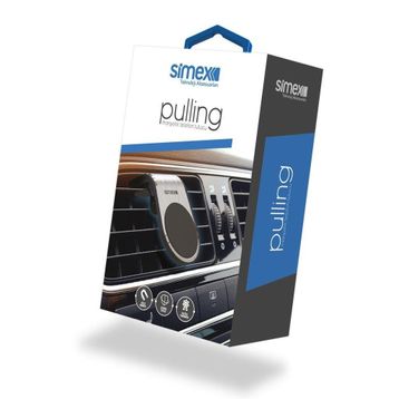 Simex Petege Takmali Miknatisli St-201 Pulling Siyah Telefon Tutucu