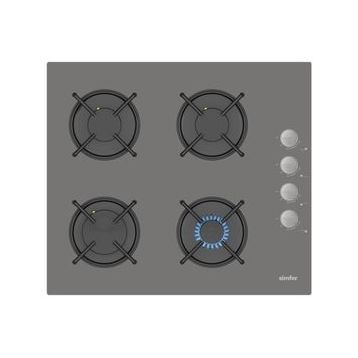 Simfer 3538 4G 60 cm AN Gri Cam Ocak