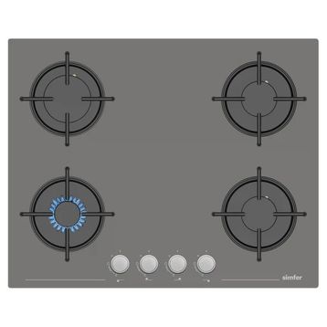 Simfer 3656 4G 65 cm ANK Gri Cam Ocak