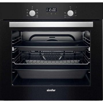 Simfer 7327 Siyah Cam Fırın