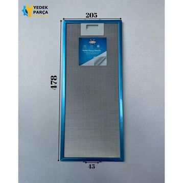 Simfer Davlumbaz 20.5x47.8 cm Arka Ara 4.5 cm Aspiratör Filtresi