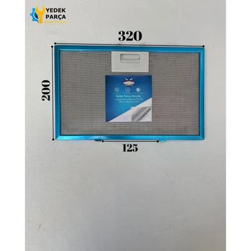 Simfer Davlumbaz 32x20 cm Arka Aralık 12.5 cm Aspiratör Filtresi