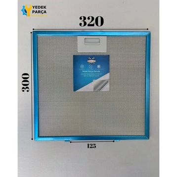 Simfer Davlumbaz 32x30.5 cm Arka Ara 12.5 cm Aspiratör Filtresi