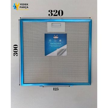 Simfer Davlumbaz 32x30.5 cm Arka Ara 12.5 cm Aspiratör Filtresi