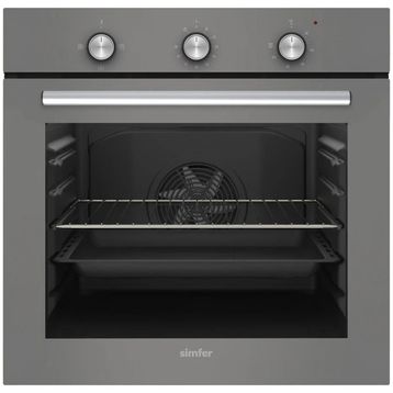 Simfer SB8224 Silver Cam Diamond 4 Programlı Power Turbo Ankastre Fırın