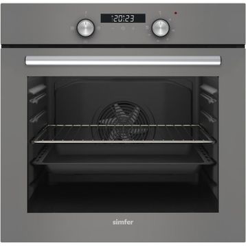 Simfer SB8225 Diamond Gümüş 66 L Ankastre Fırın