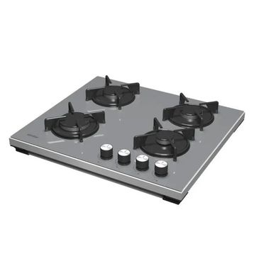 Simfer T3049N Gri 4G Set Üstü Emaye Izgara Cam Ocak