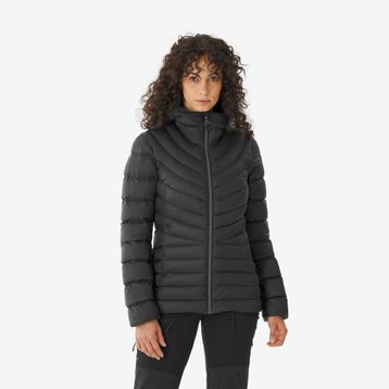 Simond MT500 Siyah -10 Derece Kapüşonlu Kuş Tüyü Şişme Kadın Outdoor Mont