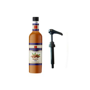 Simonelli 70 cl Acıbadem Aromalı Kahve Şurubu + Pompa
