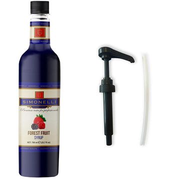 Simonelli 70 cl Orman Meyveleri Aromalı Kahve Şurubu + Pompa