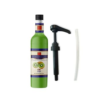 Simonelli 70 ml Kivi Aromalı Kahve Şurubu + Pompa