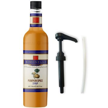 Simonelli 700 ml Pumpkin Spice Aromalı Kahve Şurubu + Pompa