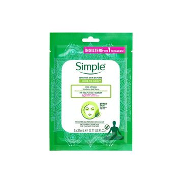 Simple 21 ml Stres Arındırıcı Kağıt Maske