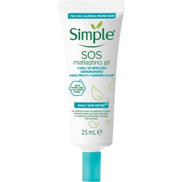Simple 25 ml Detox Sos Matlaştırıcı Sivilce Jeli