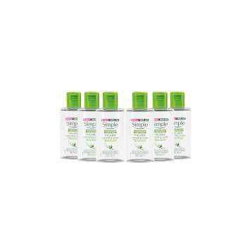 Simple 6x100 ml Micellar Makyaj Temizleme Suyu