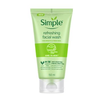 Simple Ferahlatıcı B5+E Vitaminli 150 ml Yüz Temizleme Jeli