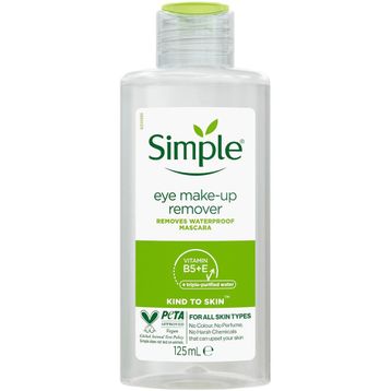 Simple Kind To Skin 125 ml Hasas Göz Makyaj Temizleyici