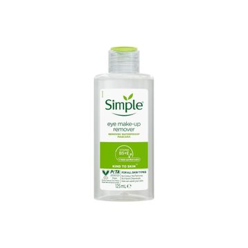 Simple Kind To Skin 125 ml Hasas Göz Makyaj Temizleyici