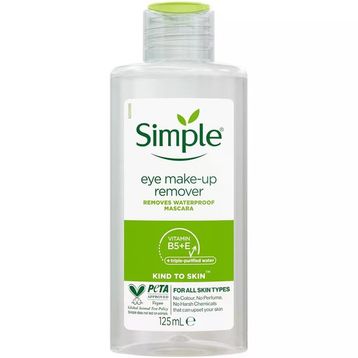 Simple Kind To Skin 4x125 ml Hasas Göz Makyaj Temizleyici